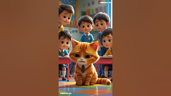 Cute Boy Helps Crying Cat in School | Heartwarming Friendship Story 🐱❤️ #shorts  