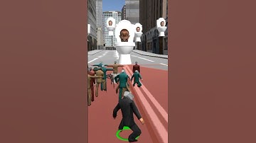 Skibidi Game | Skibidi Light Squid Game Version | Gaming #shorts Pt 1