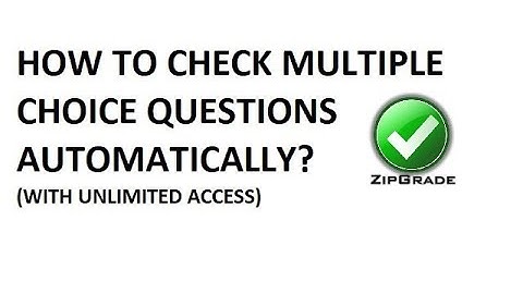 How to Check a Test Papers automatically (plus unlimited access trick)