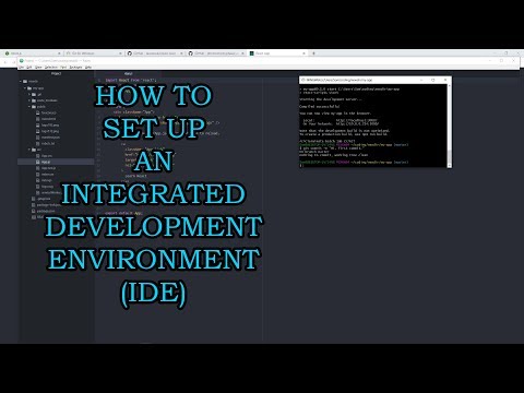 how to set up an integrated development environment ide ms ide