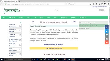 Explain HibernateTemplate. | javapedia.net