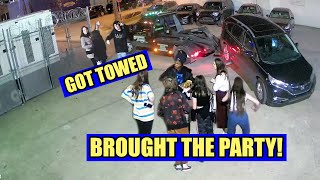 Two Hondas Get Towed, Epic Party & Concert Follows