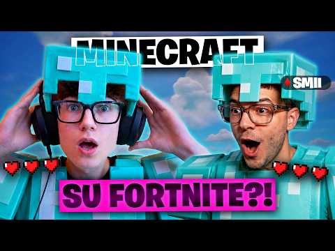 SMI AND I WIN WITH MINECRAFT SKINS in FORTNITE! 🤩 *EPIC* @smi_ii
