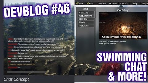 SURVIVE THE NIGHTS DEVBLOG #46 Swimming Hints & More | 1.10 Preview