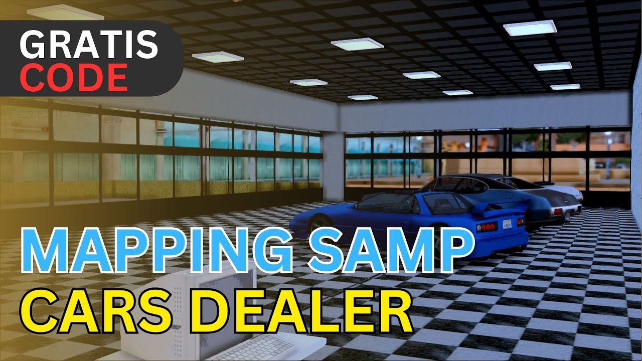 AKU MEMBUAT MAPPING CARS DEALER SEPERTI DI GTA 5 - GTA SA SAMP #samp # ...