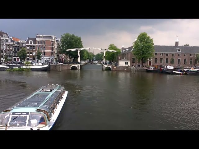 The famous Amstel River of Amsterdam