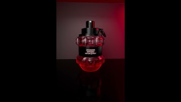 Elegant Perfume Bottle 3D Animation | #3dcompositing #4krender #drone #cgi #dji