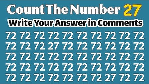 🔴 LIVE: Count the Number 27 Hidden in the Crowd of 72 👀 | Eye Test Challenge for Genius Minds!