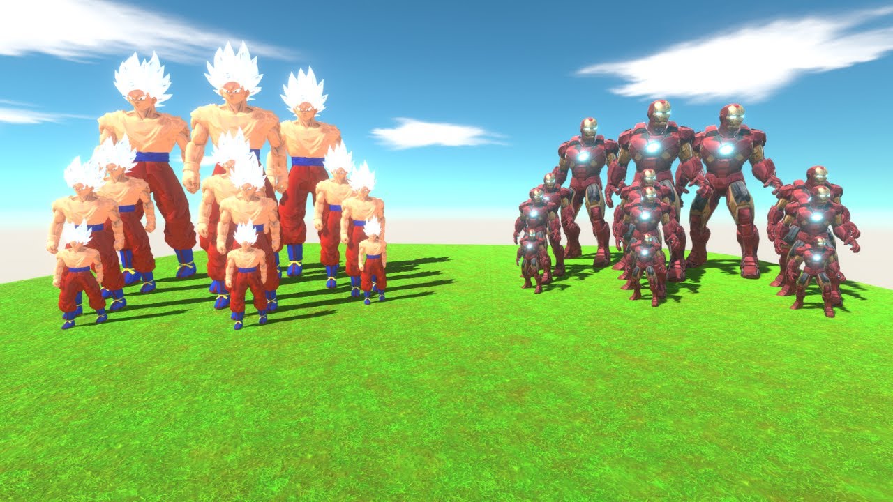 What If Goku Ultra Instinct vs Iron Man - ARBS