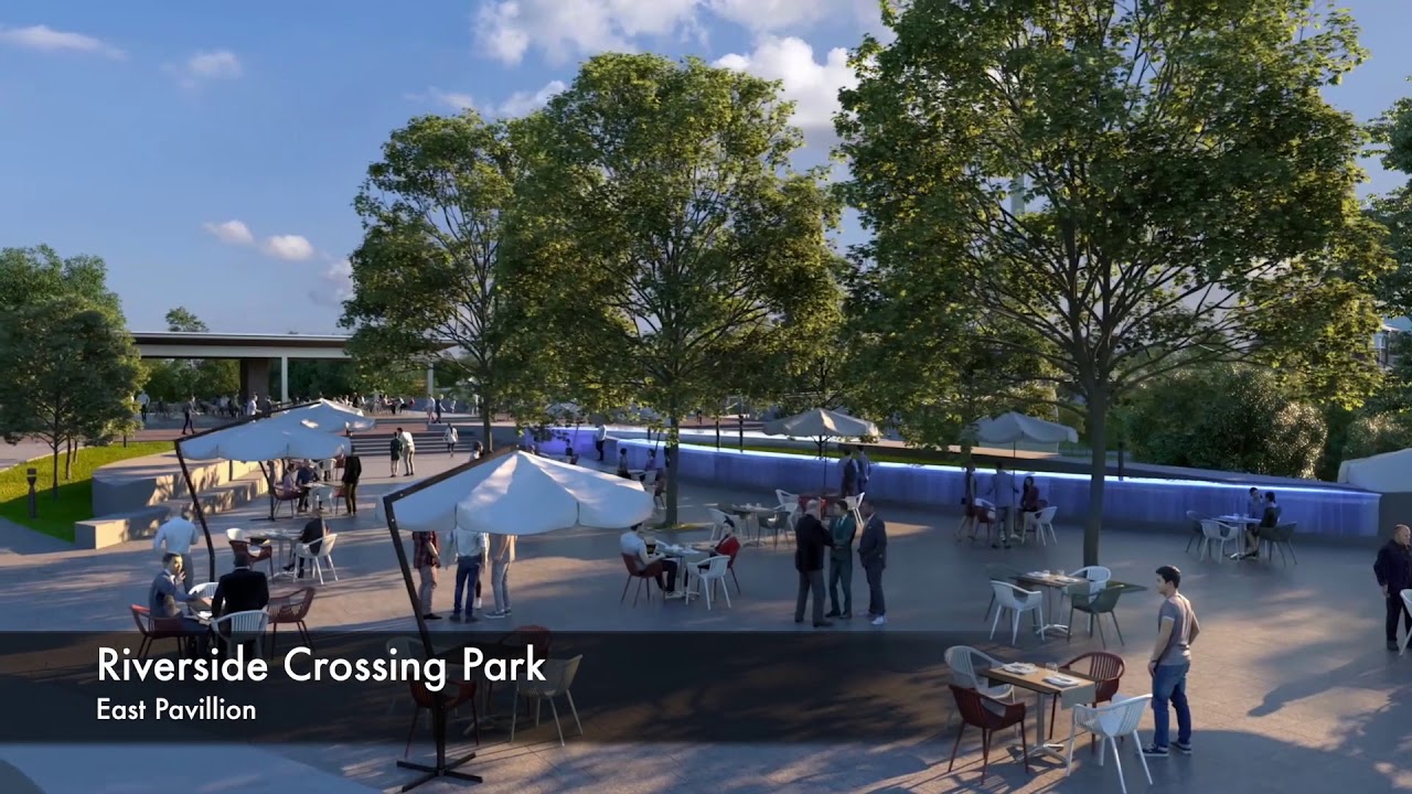 Riverside Crossing Park 2018 YouTube
