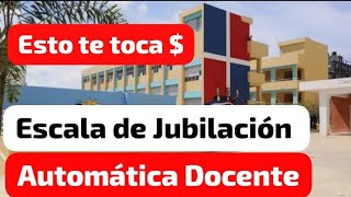 Escala de Jubilación Automática Docente! Esto té toca!