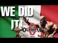 Well we did it  mr olympia qualified bodybuilding ifbbpro tsunamicup yamamotonutrition