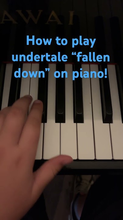 How To Play Fallen Down On The Piano Part one of how to play “fallen down” on piano!!#piano #music #