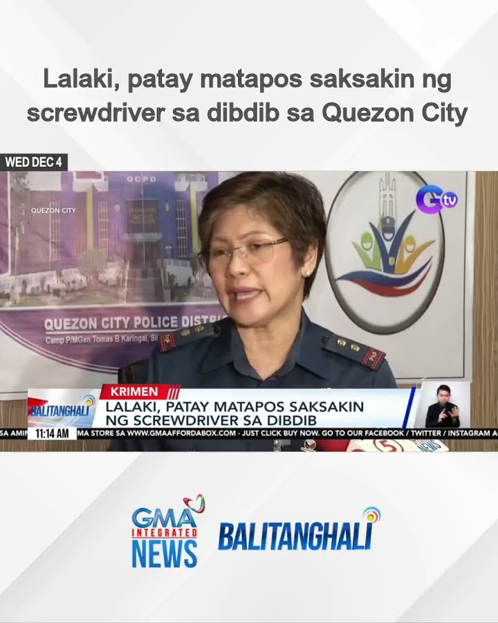 Lalaki, patay matapos saksakin ng screwdriver sa dibdib | Balitanghali