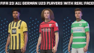 FIFA 23 | All German u23 players with real face ??