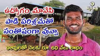 పాడి పరిశ్రమలో నాకు తిరుగులేదు|| Young IT Engineer's Success Story in Dairy Farming ||Karshaka Mitra