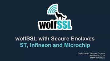 Build wolfSSL into secure enclaves / ST, Infineon, Microchip