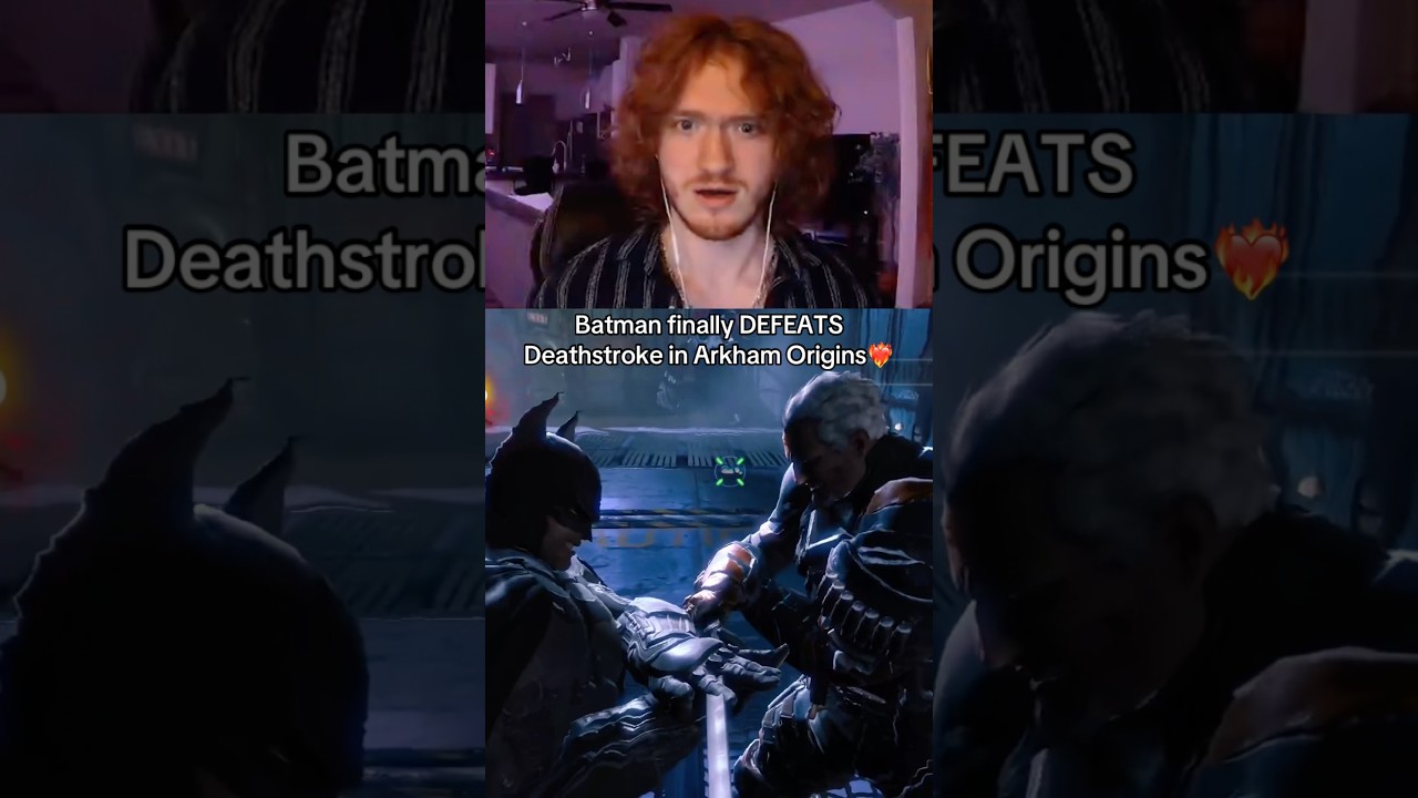 Бэтмен наконец-то ПОБЕДИЛ Дезстроука в Arkham Origins❤️‍🔥