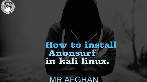 How to install Anonsurf in Kali Linux!