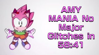 Amy Mania, New Game+ in 58:41 - Sonic Mania Plus Speedrun [PB]