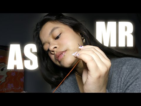 ROLEPLAY ASMR | Je recouds ta poupée déchirée🧵📏(mic scratching, crinkly sounds)