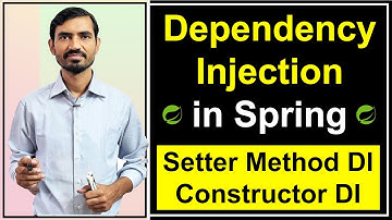 #6 Ways of Injecting dependencies | Setter Method & Constructor Dependency Injection in Spring Hindi