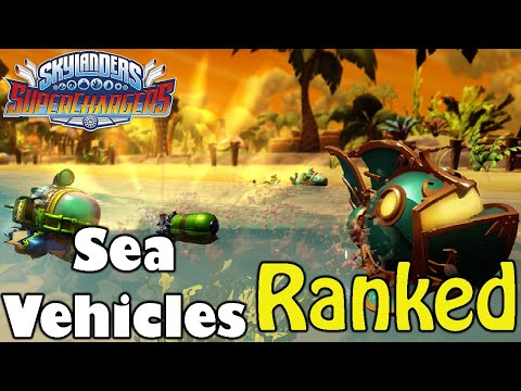 Skylanders Superchargers Sea Vehicles Ranked