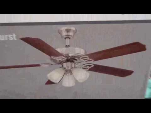Hampton Bay Brookhurst Ceiling Fan Unboxing