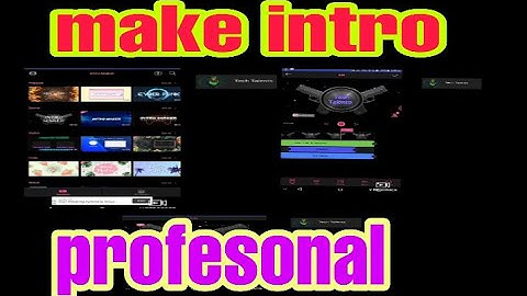 How To Make Gaming Channel Intro On Android. Make Intro For Gaming Channel Professionally For Free.