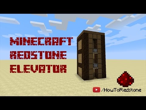 HowToRedstone / Minecraft 1.10 Efective Elevator Tutorial