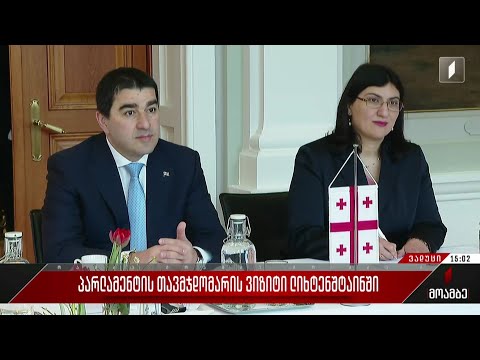 პარლამენტის თავმჯდომარის ვიზიტი ლიხტენშტაინში