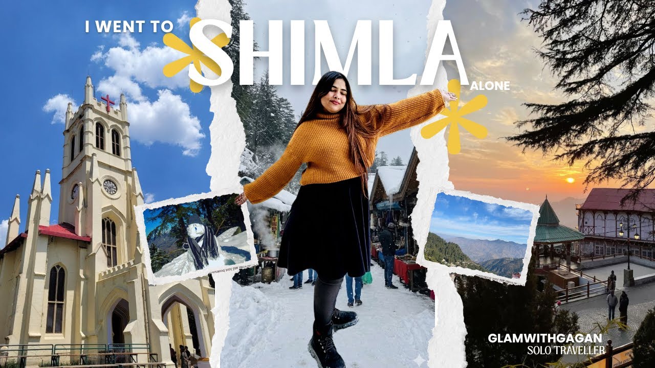 I Went to Shimla Alone ❄️ | Solo Trip Vlog 2026 | Snow, Healing & Mountain Diaries 🤍