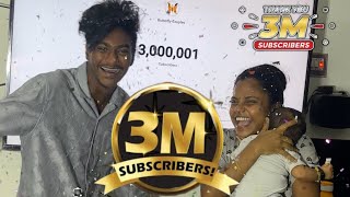 3 million subscribers 💯🎉… @butterfly_couples #thoothukudi #couple #love #viral #trending #3m