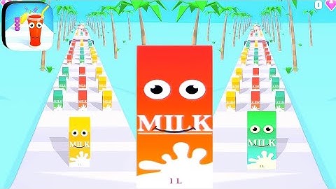 Juice Run Games Pro All Levels Walkthrough Gameplay iOS,Android Update New Levels A1MILK