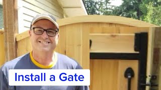 How to Install a Gate