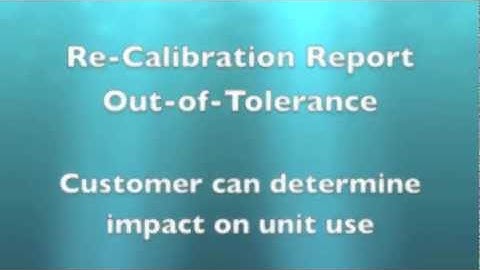 Calibration & Re-Calibration Defined
