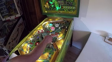 #7 Flipper Four Million B. C. Pinball, Automat, Bally Gameplay, review