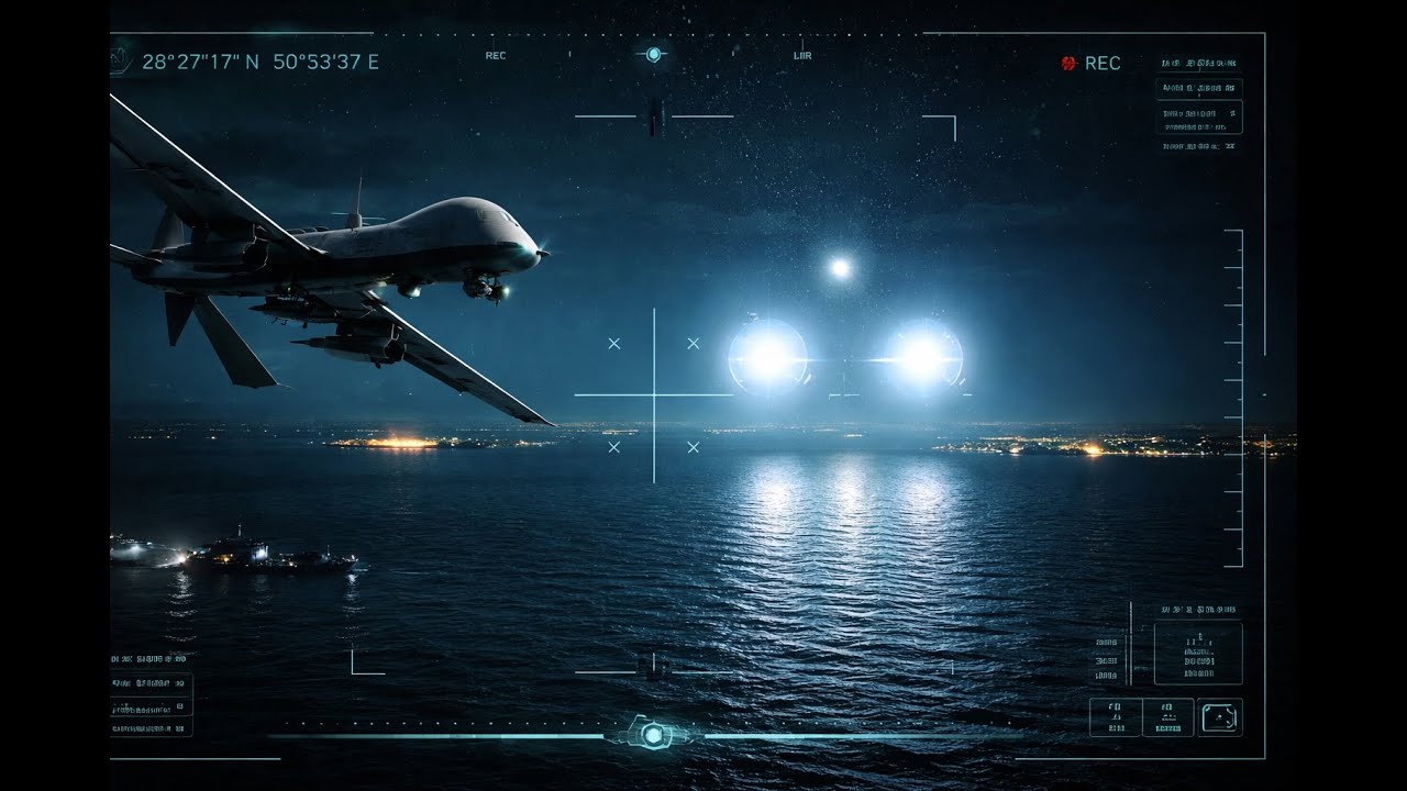 US Military Drone Captures Mysterious UAP Orbs Over the Persian Gulf (2012 FLIR Footage)