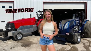 Fixing Our Pro Stock and Limited Pro Stock Pulling Tractors