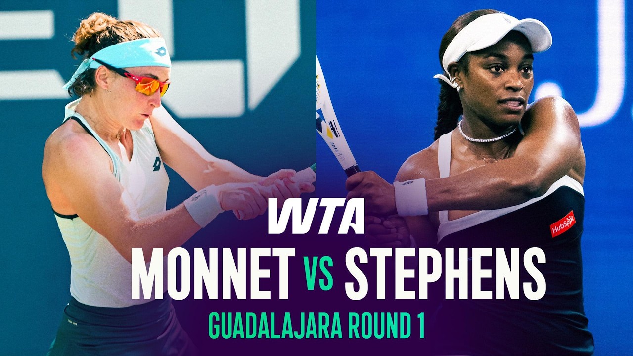 Carole Monnet vs. Sloane Stephens | 2026 Guadalajara Round 1 | WTA Match Highlights