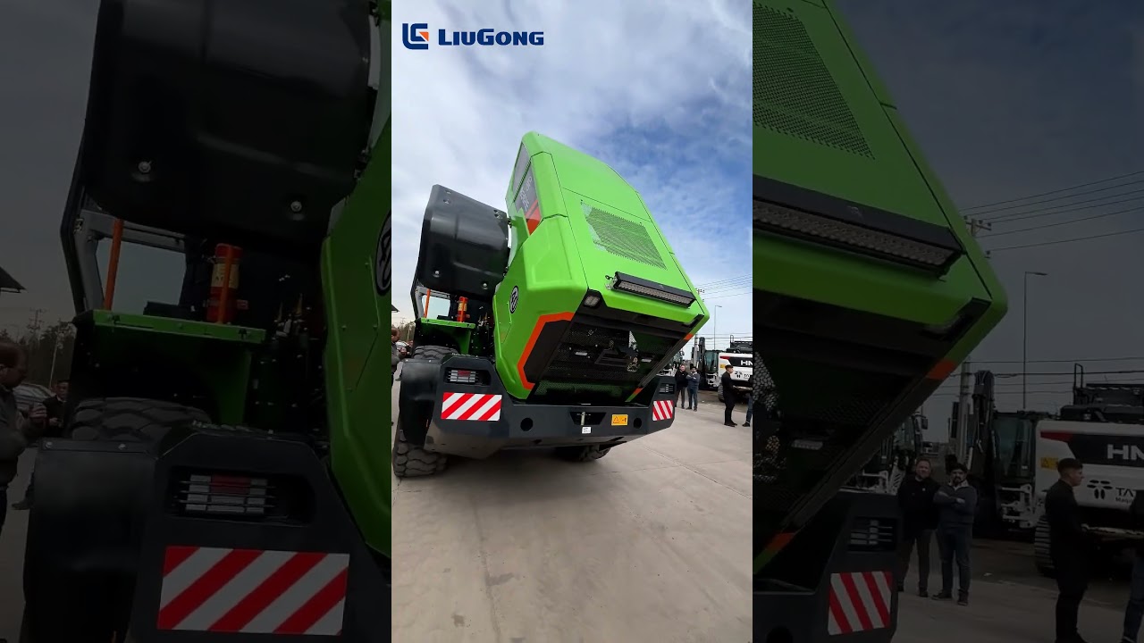 LiuGong debuted 856HE Electric Wheel Loader in Santiago, Chile!