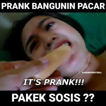 Prank bangunin pacar #shorts #halu