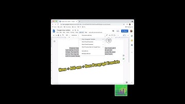 Docs Paragraph Translate （Google docs Add-ons）