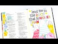 Bible Journaling Process | Lead Me To The Rock | Felicity Jane
