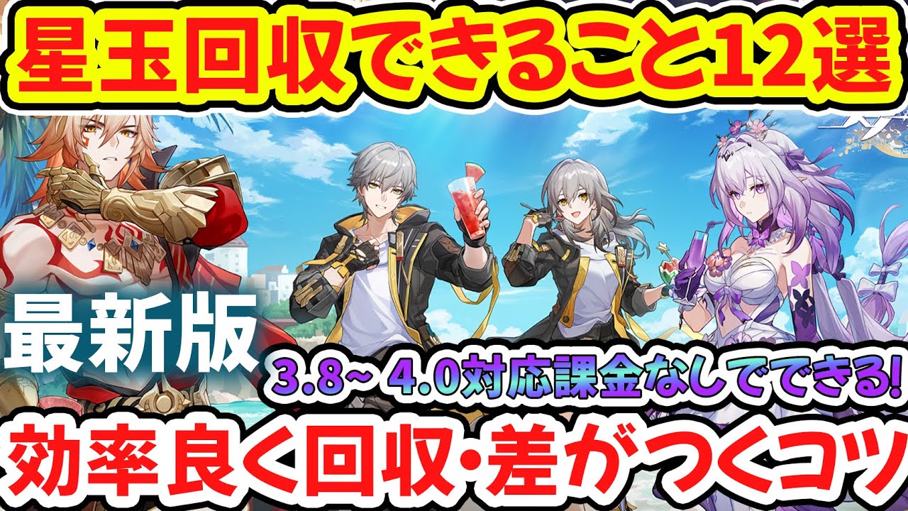 Houkai Star Rail] Latest version compatible with 3.8 to 4.0