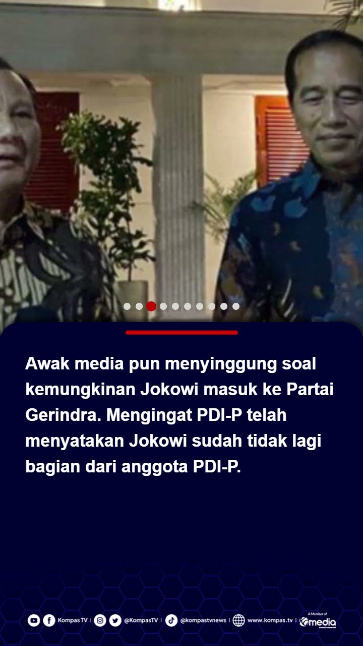 Reaksi Jokowi Ditanya Masuk Partai Gerindra di Depan Prabowo #prabowo #jokowi #gerindra