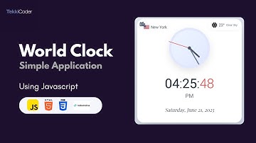 🕒 Create a LIVE Digital Clock Using HTML, CSS & JavaScript ⏰ | Full Code Tutorial 💻🚀