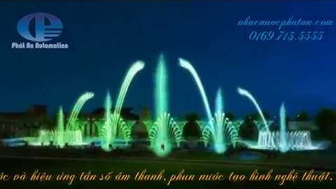 Nhạc nước khu đô thị trên hồ điều hòa