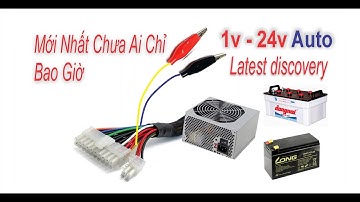 Bài 78- CÁCH NÀY CHƯA AI LÀM THẦY MÒ LÀM - nguồn ATX  sạc ăcquy không can thiệp ic #atx #thnln