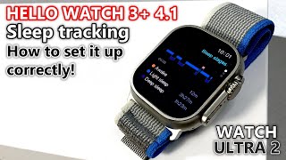 Hello Watch 3 Plus 4.1 SmartWatch - Top 1 Apple Watch Ultra 2 Replica 2024! Sleep Tracking Function!
